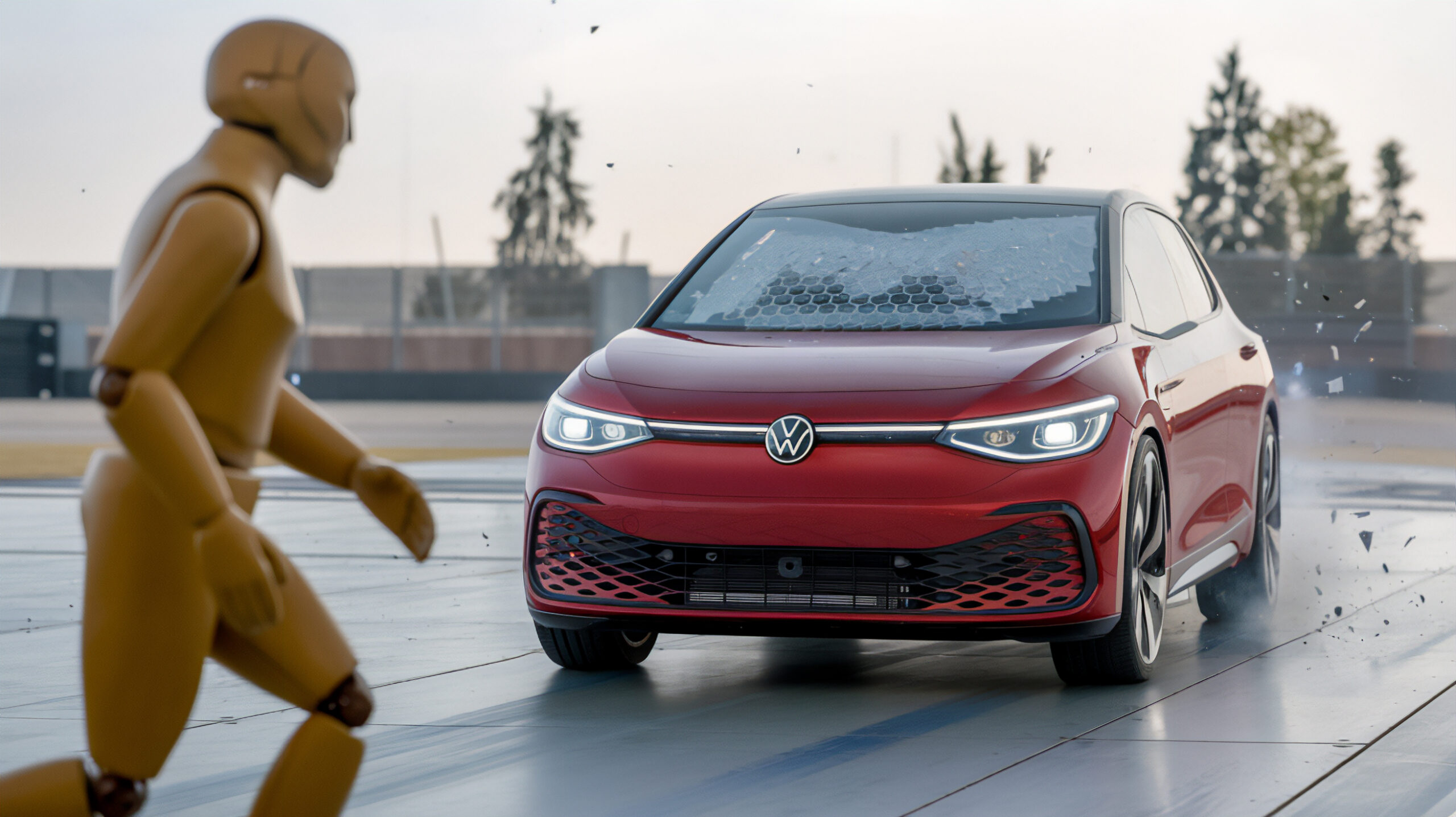 Volkswagen Creates Smart Windshields That Crack Before Pedestrian Collisions