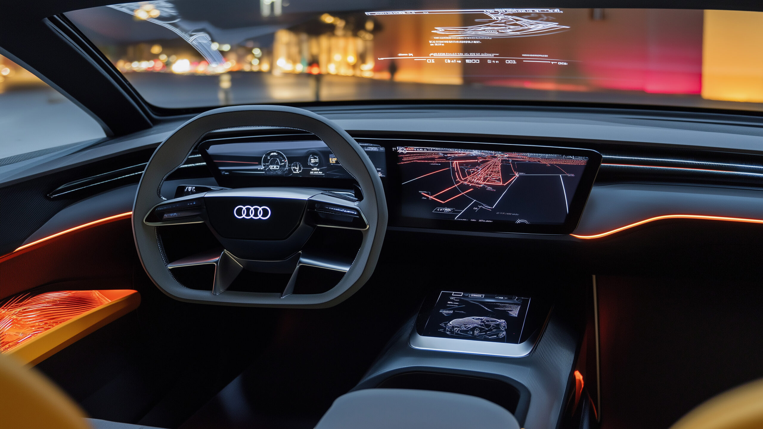 Audi’s Bendy Display Panel Can Adapt To Any Vehicle’s Interior